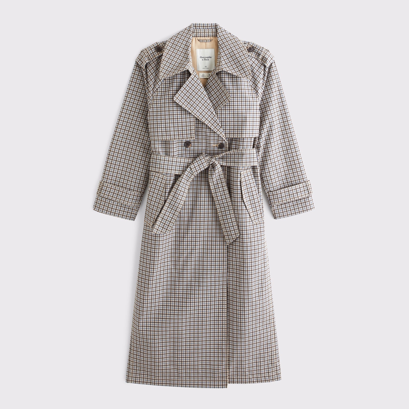 Abercrombie A&F Carrie Long Trench Coat