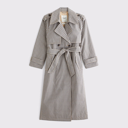 Abercrombie A&F Carrie Long Trench Coat