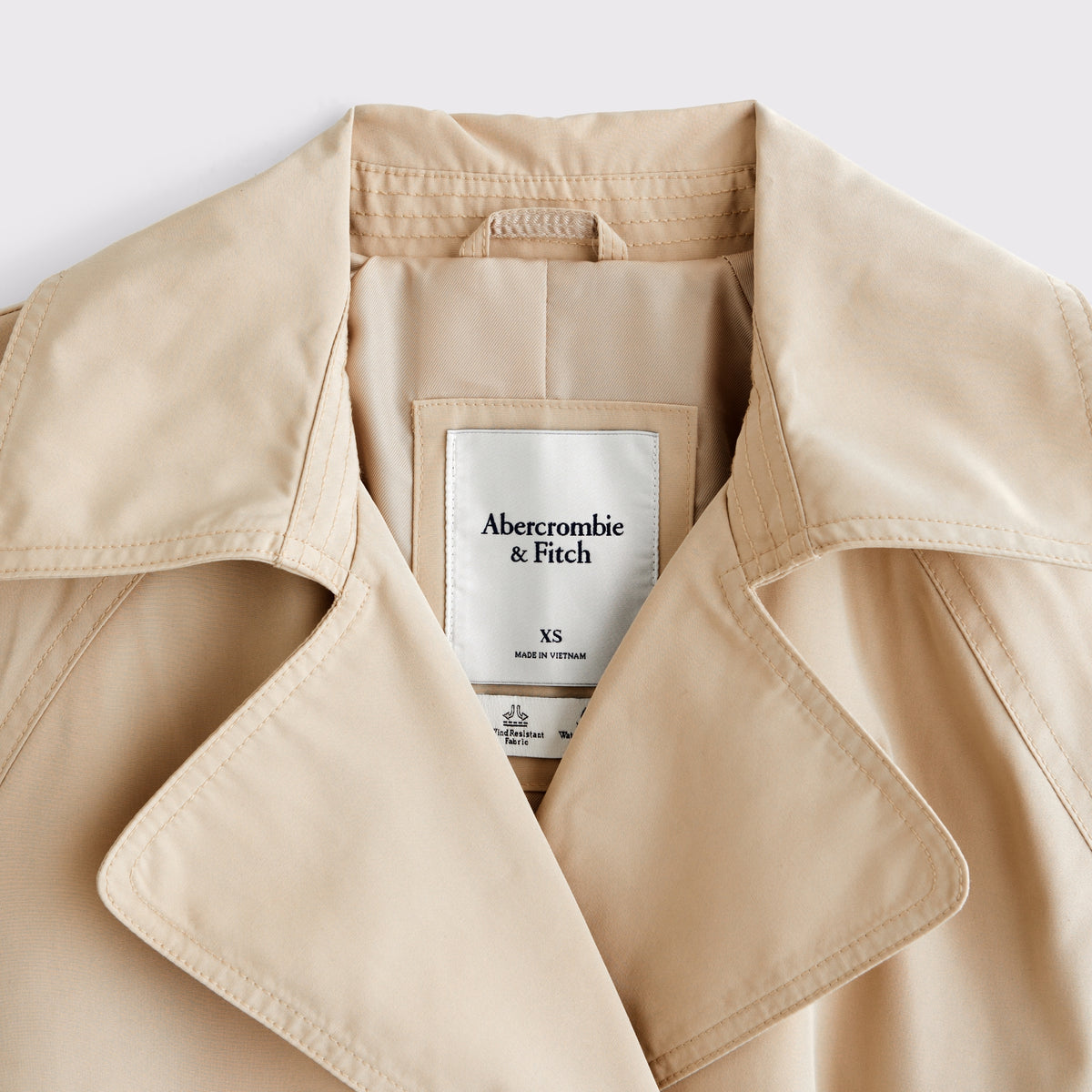 Abercrombie Short Belted Trench Coat