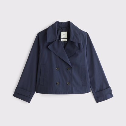 Abercrombie A&F Carrie Short Trench Coat