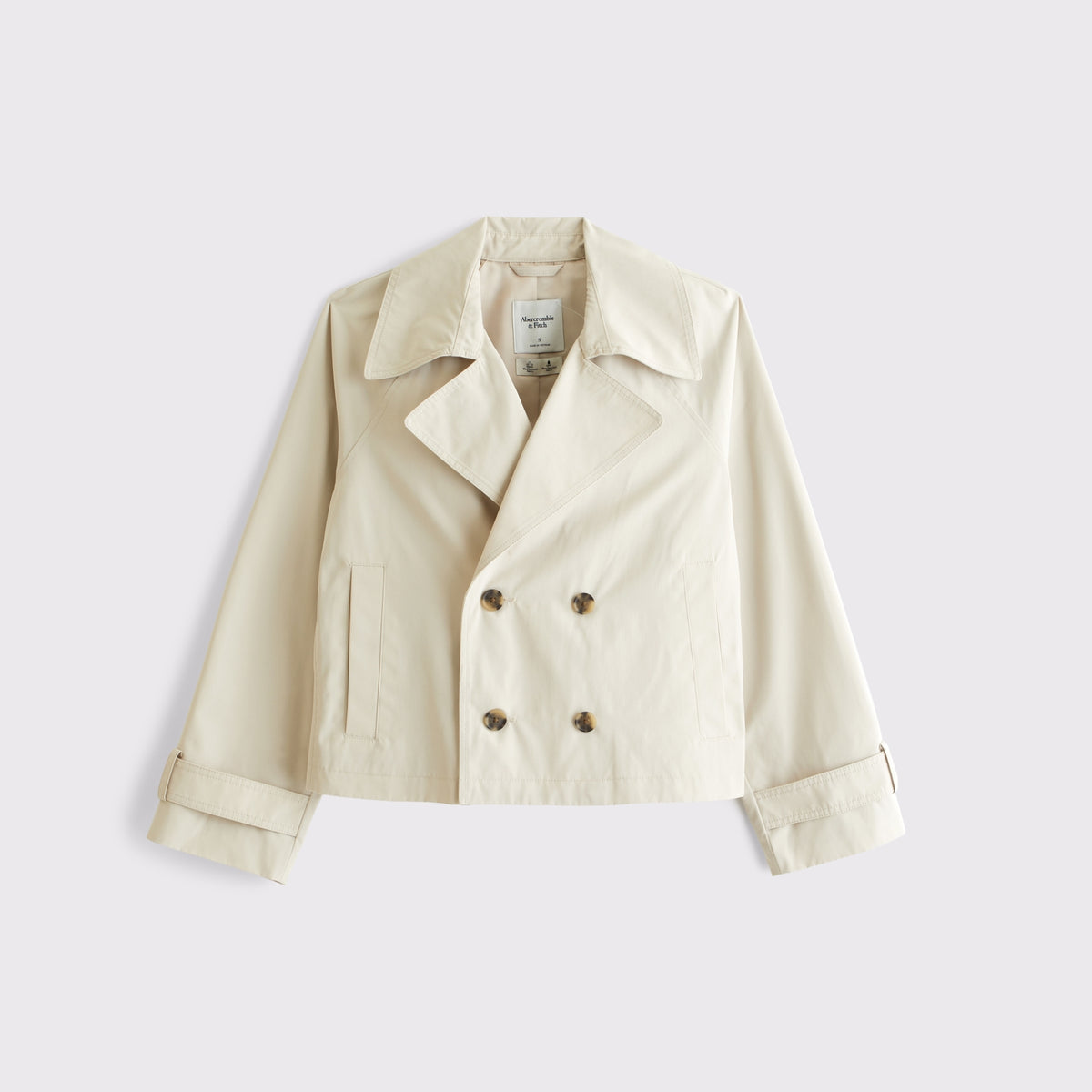 Abercrombie A&F Carrie Short Trench Coat