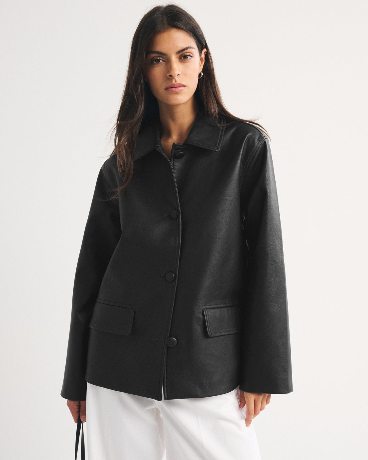 Abercrombie Vegan Leather Jacket