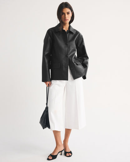 Abercrombie Vegan Leather Jacket