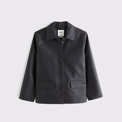 Abercrombie Vegan Leather Jacket