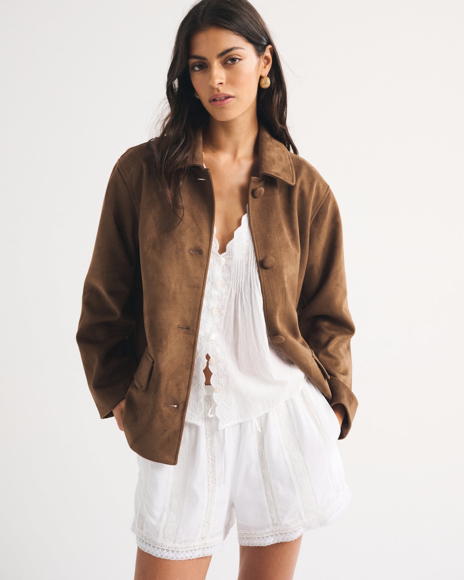 Abercrombie Vegan Leather Jacket