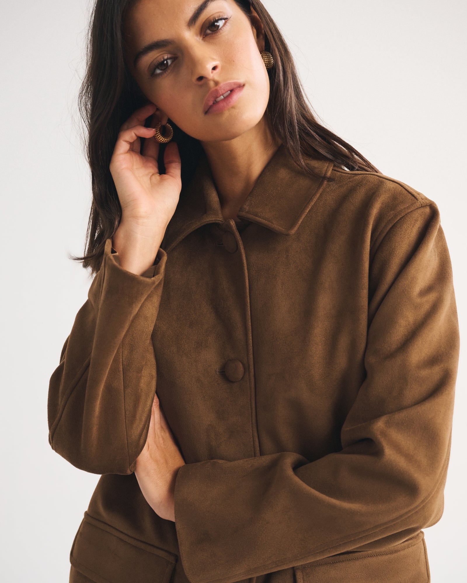 Abercrombie Vegan Leather Jacket