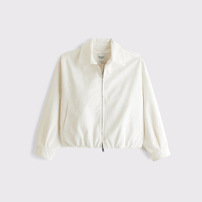 Abercrombie 100% Cotton Twill Collared Jacket