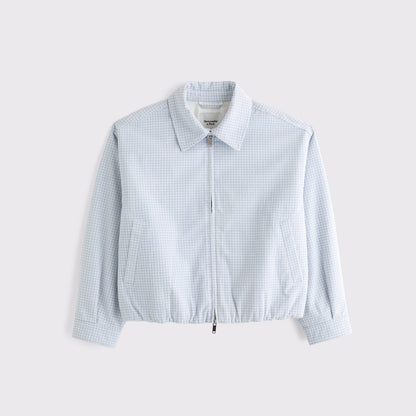 Abercrombie 100% Cotton Twill Collared Jacket
