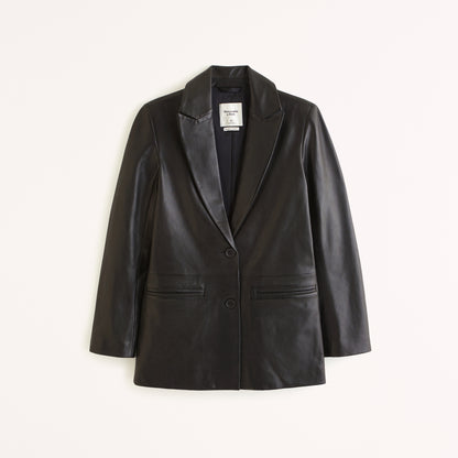 Abercrombie Genuine Leather Blazer