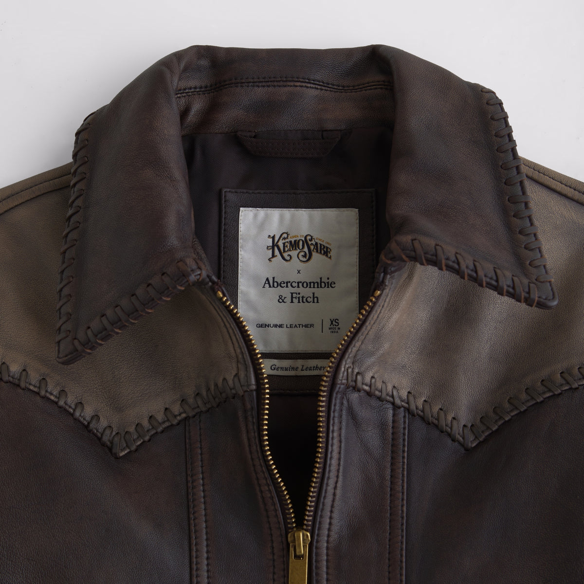 Abercrombie Western Genuine Leather Jacket