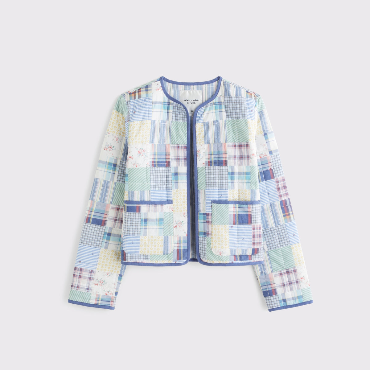 Abercrombie Collarless Quilted Jacket