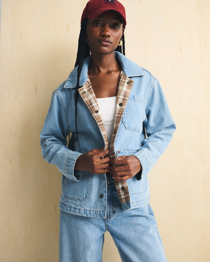 Abercrombie Reversible Denim Shirt Jacket