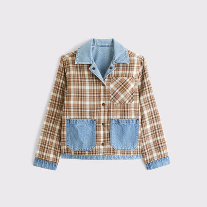 Abercrombie Reversible Denim Shirt Jacket