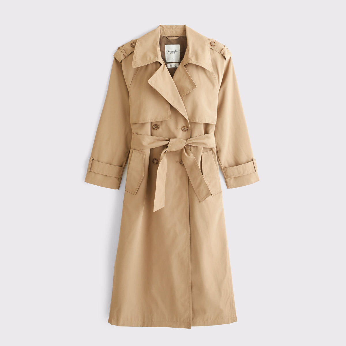 Abercrombie A&F Carrie Long Trench Coat