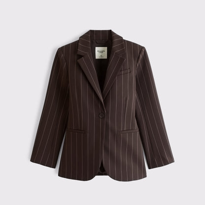 Abercrombie Nipped-Waist Suiting Blazer