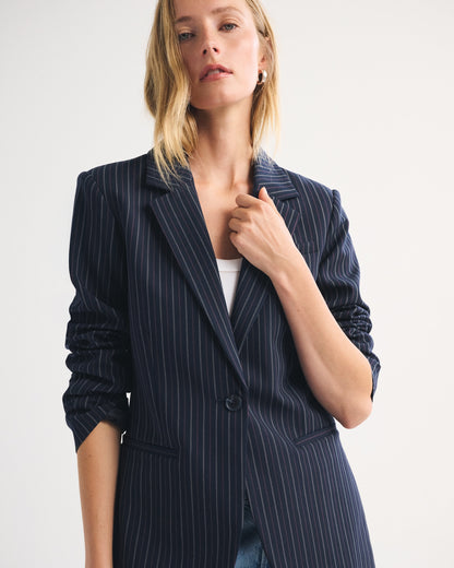Abercrombie Nipped-Waist Suiting Blazer