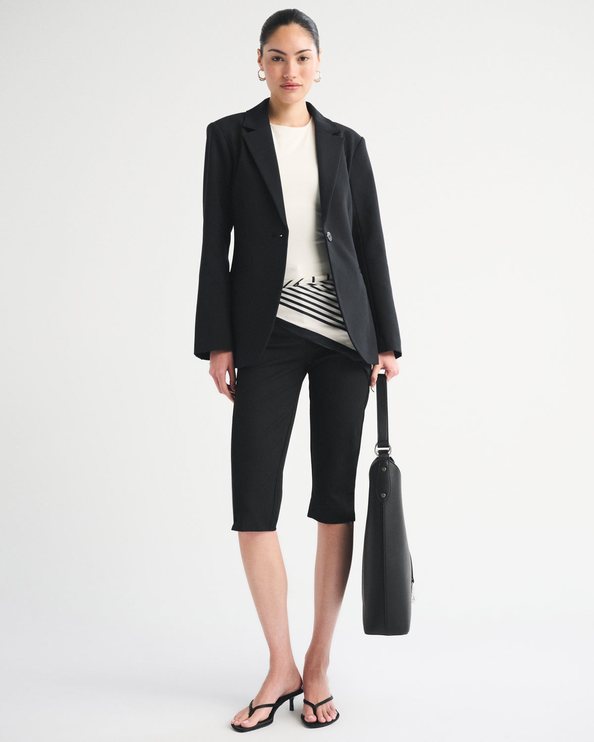 Abercrombie Nipped-Waist Suiting Blazer