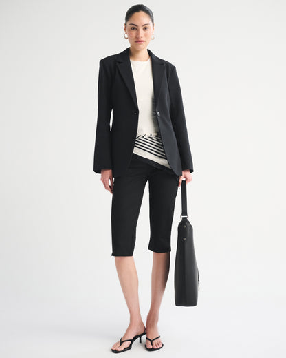 Abercrombie Nipped-Waist Suiting Blazer