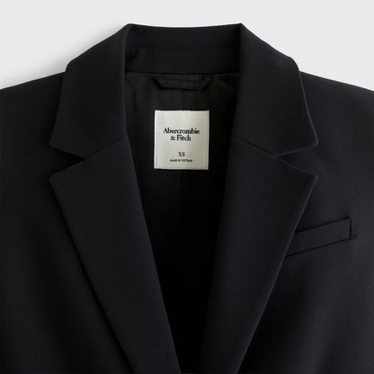 Abercrombie Nipped-Waist Suiting Blazer