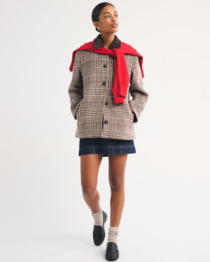 Abercrombie Wool-Blend Barn Jacket