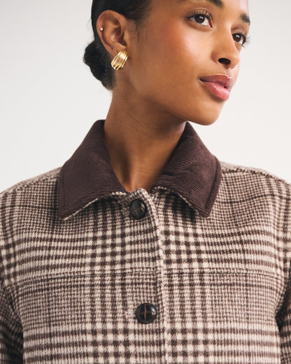 Abercrombie Wool-Blend Barn Jacket