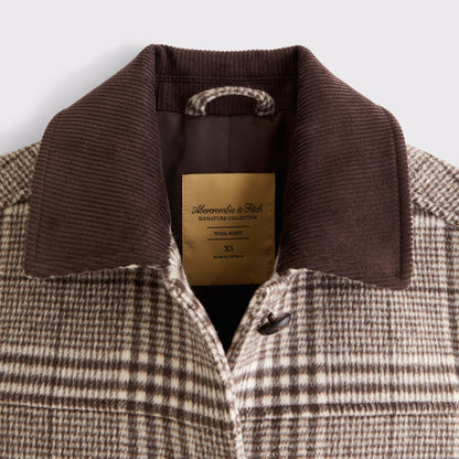 Abercrombie Wool-Blend Barn Jacket
