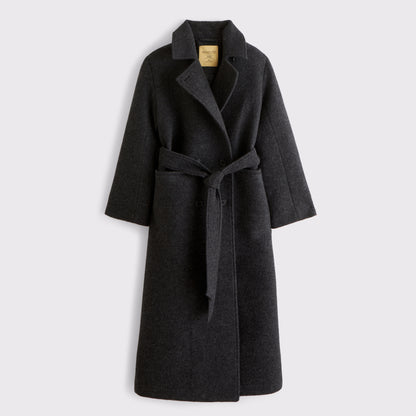 Abercrombie 100% Wool Belted Coat
