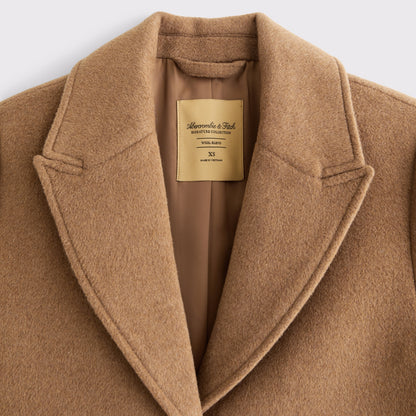 Abercrombie Wool-Blend Tailored Topcoat