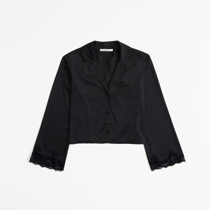 Abercrombie Lace and Satin Sleep Shirt