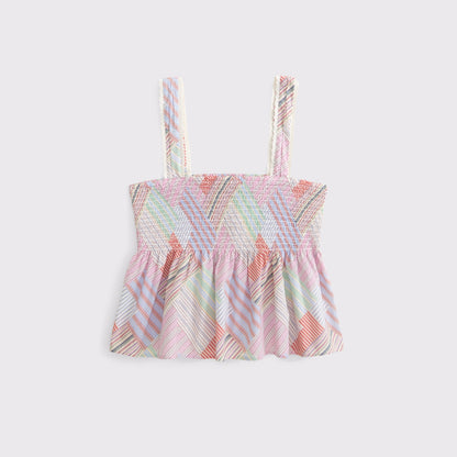 Abercrombie Smocked Sleep Tank