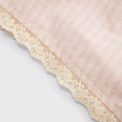 Abercrombie 100% Cotton Lace-Trim Sleep Short