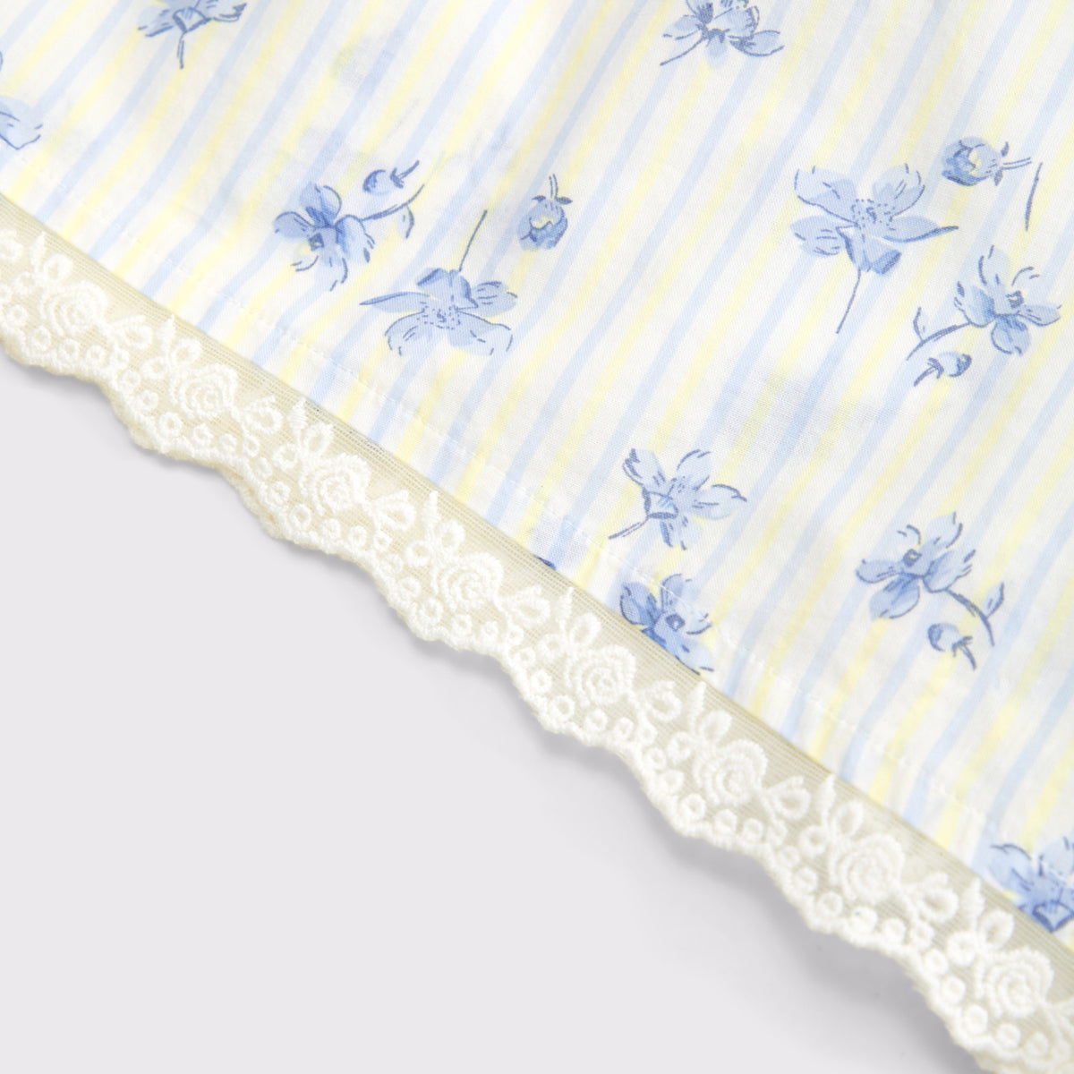 Abercrombie 100% Cotton Lace-Trim Sleep Short