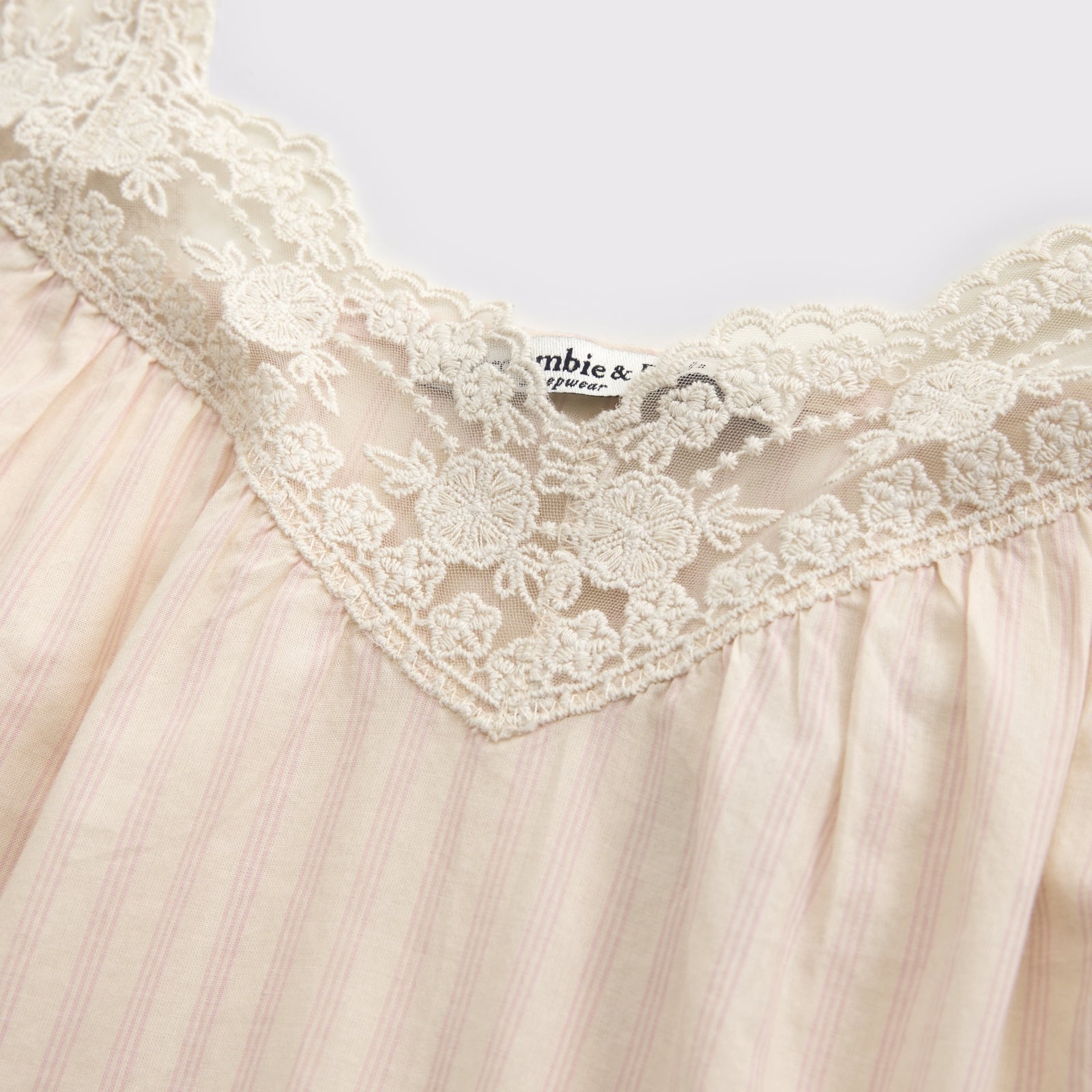 Abercrombie 100% Cotton Lace-Trim Sleep Cami