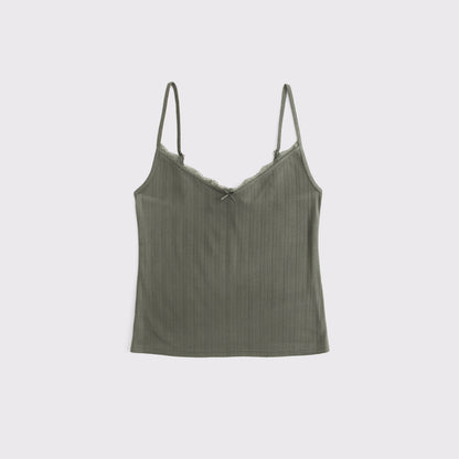 Abercrombie Lace-Trim Sleep Cami