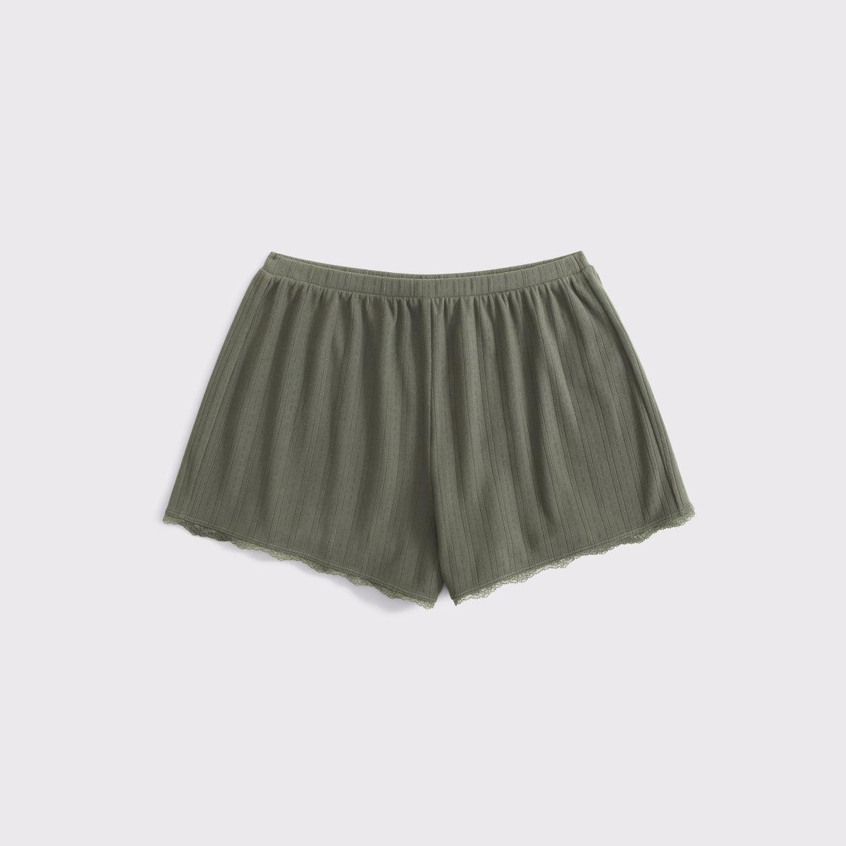Abercrombie Lace-Trim Sleep Short