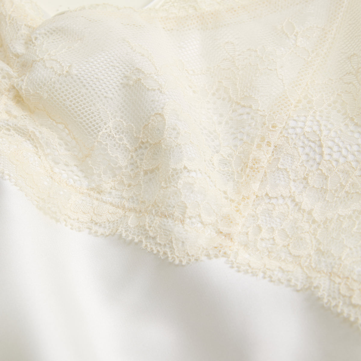 Abercrombie Lace-Trim Satin Nightie