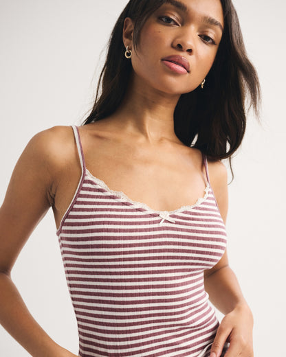 Abercrombie Lace-Trim Sleep Cami