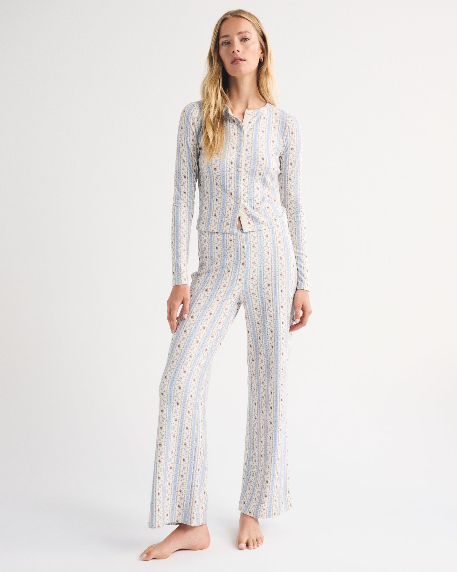 Abercrombie Long-Sleeve Sleep Cardigan