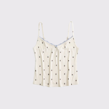 Abercrombie Lace-Trim Sleep Cami