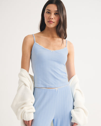 Abercrombie Lace-Trim Sleep Cami