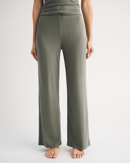 Abercrombie Lace-Trim Waist Sleep Pant