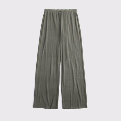 Abercrombie Lace-Trim Waist Sleep Pant