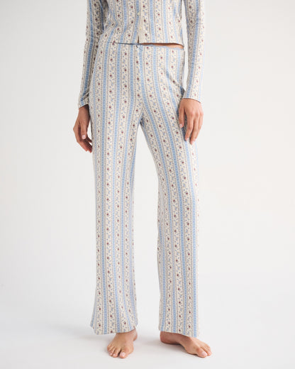 Abercrombie Lace-Trim Waist Sleep Pant