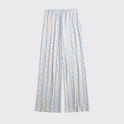Abercrombie Lace-Trim Waist Sleep Pant