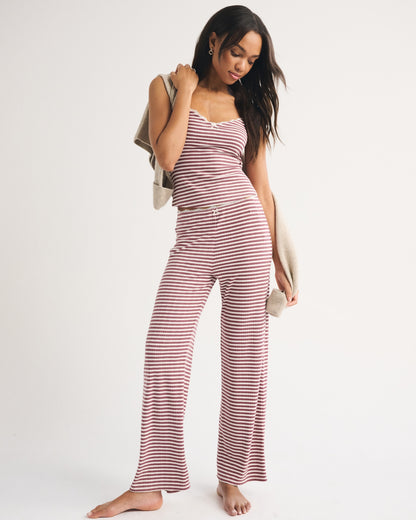 Abercrombie Lace-Trim Waist Sleep Pant