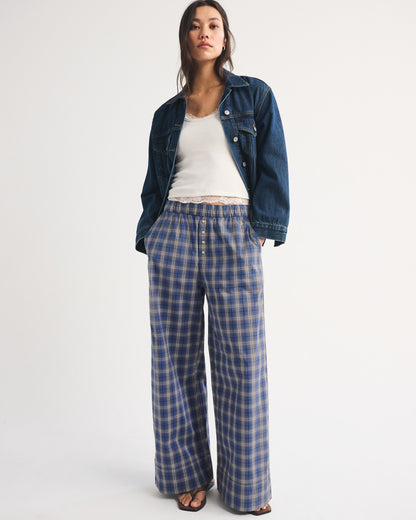Abercrombie Wide Leg Lounge Pant