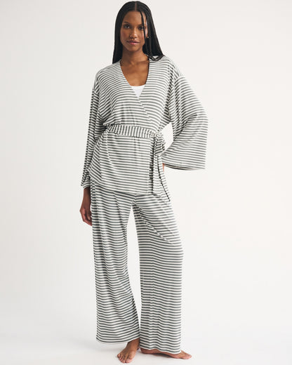Abercrombie Modal-Blend Lounge Rib Wrap Top