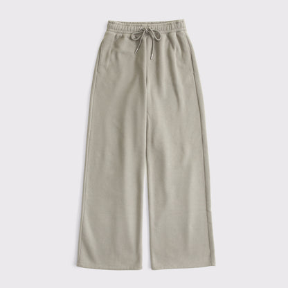 Abercrombie Sunday High Rise Wide Leg Sweatpant