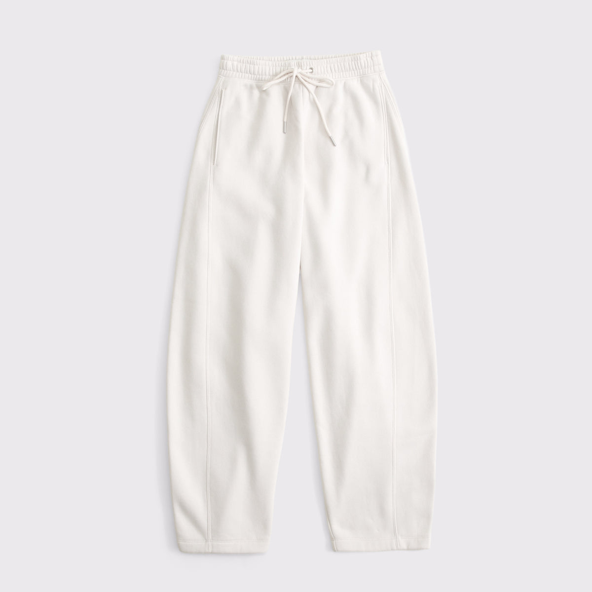 Abercrombie Sunday High Rise Forward Seam Barrel Sweatpant