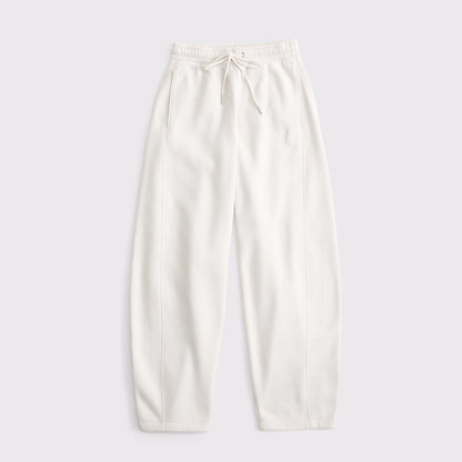 Abercrombie Sunday High Rise Forward Seam Barrel Sweatpant